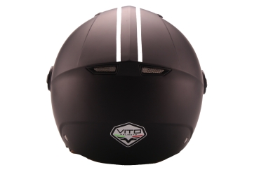 Preview: Helm VITO JET MODA - schwarz-matt